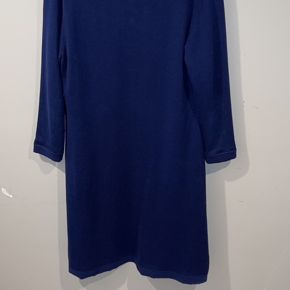 Shanghai Tang Long Navy Blue Silk Cardigan - Women’s Size XL - Picture 7 of 12